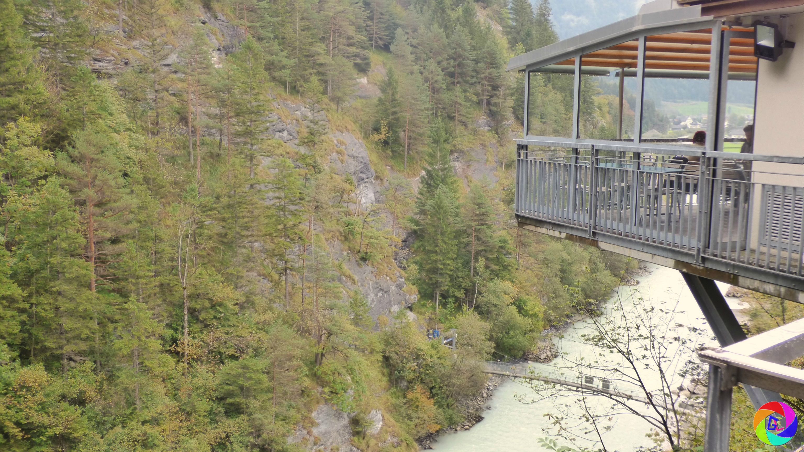 "The gorge of the river Aare"